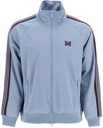 Needles TRACK JACKET WITH KNIT BANDS M Light blue, Purple - ShopStyle